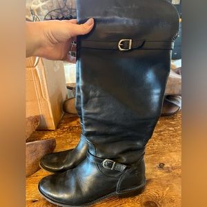 Frye black riding boots